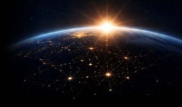 Orbital Sunrise Horizon